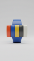 Digital Blue Smartwatch Band