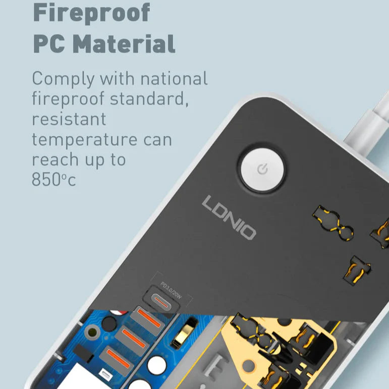 LDNIO Fast Charging Power Extension