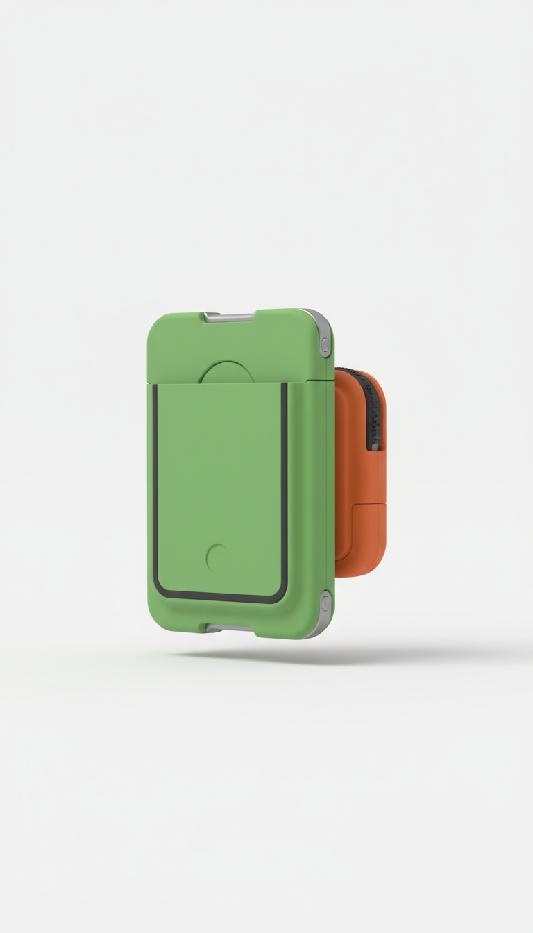 Signal Green Modular MagSafe Wallet