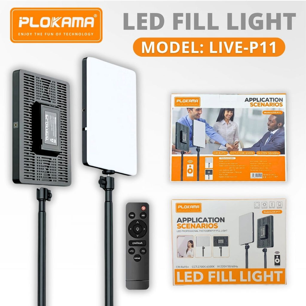 Plokama LIVE-P11 LED Photography/Videography Fill Light